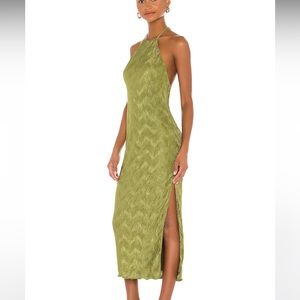 Revolve Frederick Dress in Olive Green